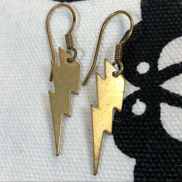 Lightning Bolt ⚡️ Dangle Earrings! - Picture 3 of 3